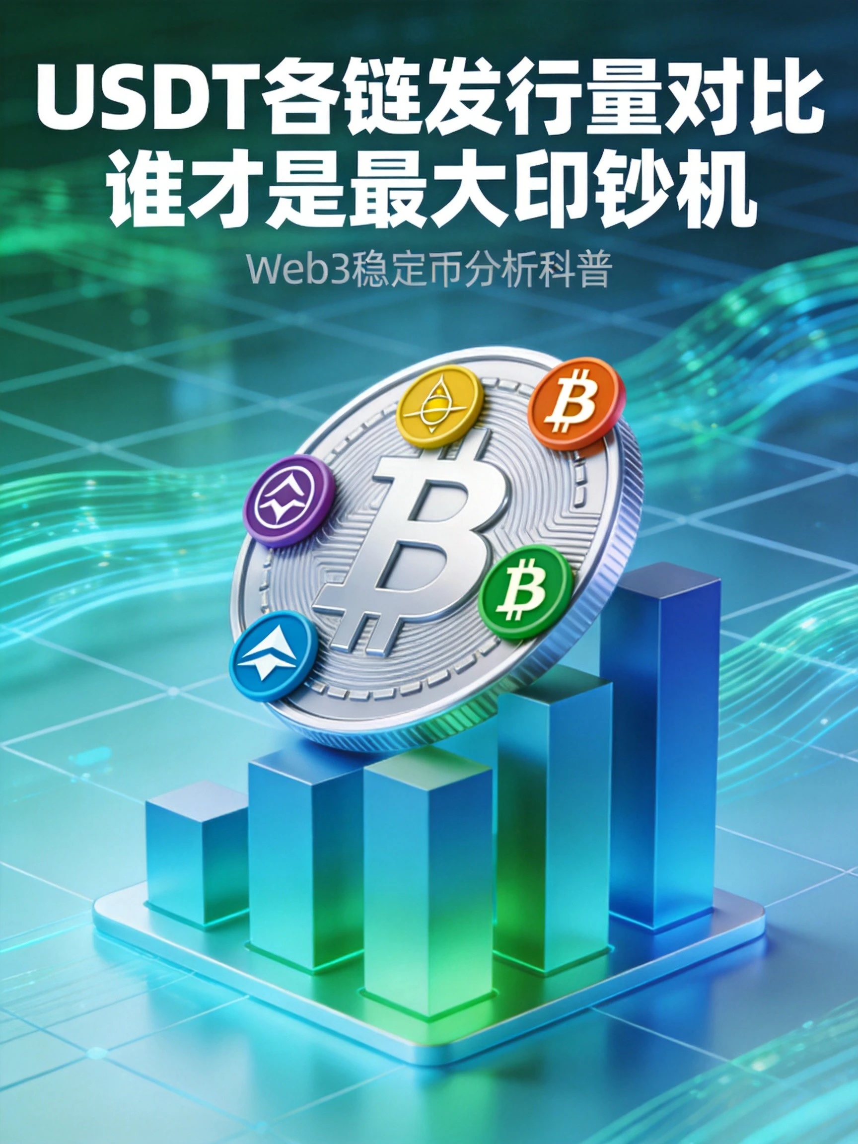  USDT在不同链上发行量对比